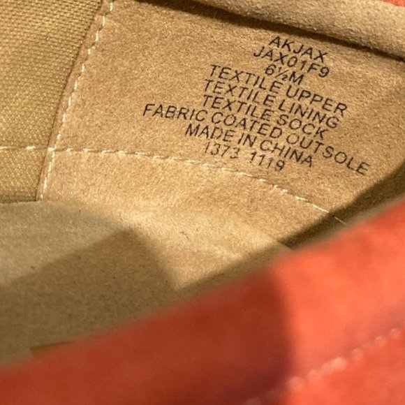 ANNE KLEIN Flats 6 1/2M Coral Suede-look Espadrille Edge with Stitching - Picture 7 of 9